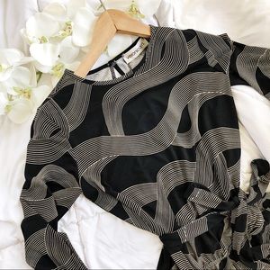 Veronica M Long Sleeve Belted Romper